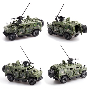 779组装模型车沙盒越野吉普拼装玩具焊马汉马H1车男孩车军事积木