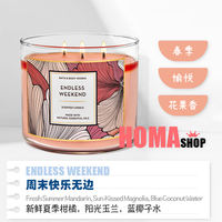 Spring BBW Scented Candle Collection: 411g Plant Essential Oil Parisian Coffee Bath&BodyWorks thumbnail 7
