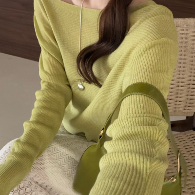 TB媞宝-人间温柔莱塞尔34.1亚麻12.7氛围感蝙蝠袖一字领空调95052