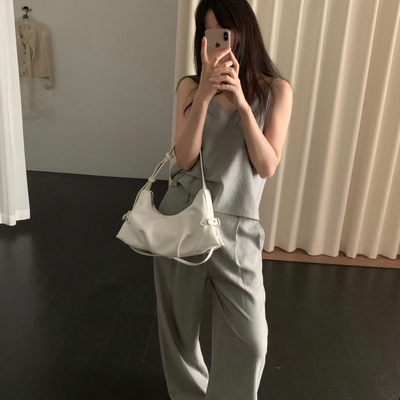 from beginning-26夏上新韩系吊带+休闲裤两件套套装3921