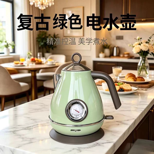 德国北欧复古电热水壶高颜值插电
