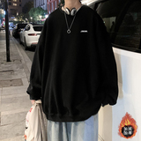已注册/春季夜景港风加厚卫衣男女情侣外套WY8833/P28加绒P35，男装卫衣，电商B316