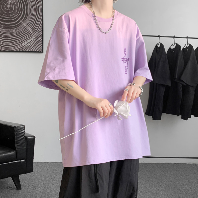已注册/夏季日系半袖纯棉短袖T恤男大码体恤打底衫DT0597/P25,男装T恤,电商B316