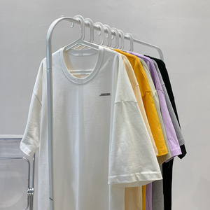 已注册/夏季新印花纯棉短袖T恤港风男生打底衫体恤DT0437/P25图片