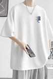已注册/夏季海洋复古潮牌短袖T恤宽松男体恤打底衫DT1245/P25，男装T恤，电商B316