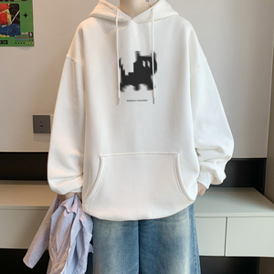 已注册/秋季美式流行连帽卫衣男宽松打底衫外套WY9156/P50加绒P55图片