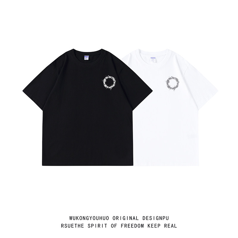 已注册/夏季运动纯棉情侣短袖T恤男大码体恤打底衫DT9819/P25,男装T恤,电商B316