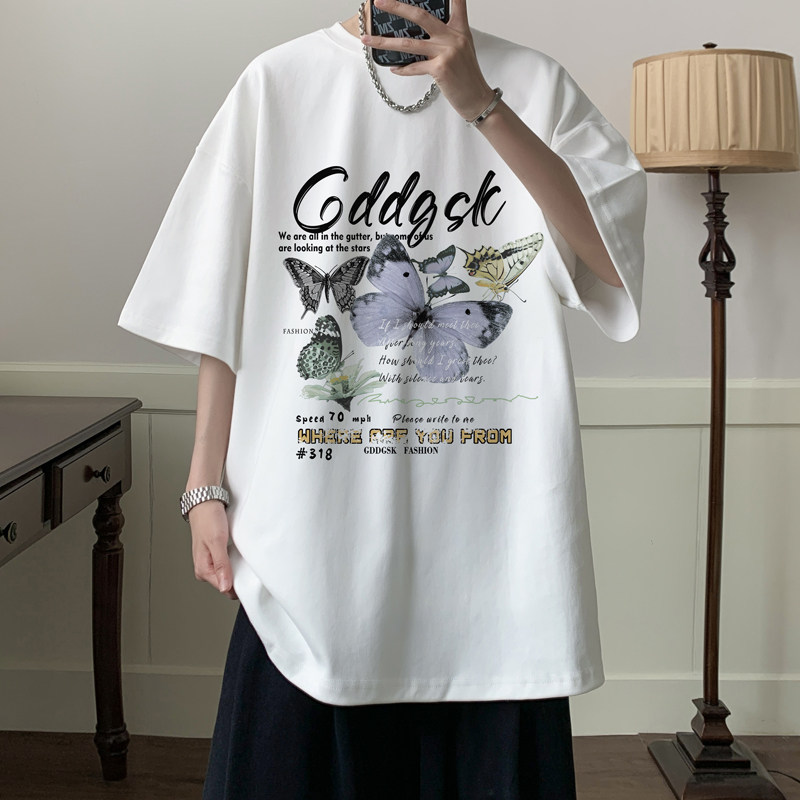 已注册/夏季经典流行款短袖T恤潮男大码体恤打底衫DT4905/P25,男装T恤,电商B316