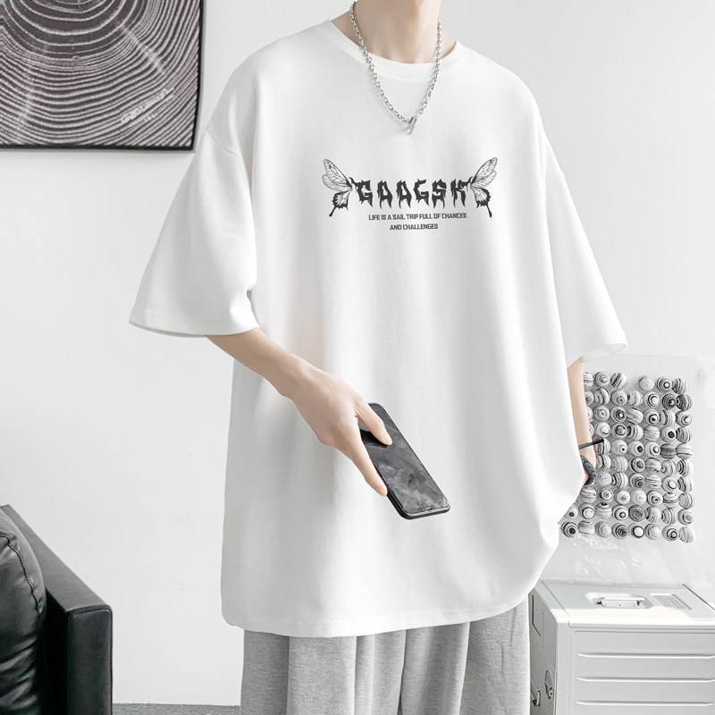 已注册/夏季文艺韩版宽松短袖T恤男运动体恤打底衫DT3911/P25,男装T恤,电商B316