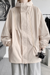 秋冬季防水棉服潮牌情侣款冲锋衣男宽松夹克外套 JK2865/P100图片