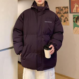 冬季休闲潮流面包服潮大码保暖棉衣情侣立领加厚外套 MY1171/P100图片