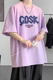 已注册/重磅新夏季紫色流行印花短袖T恤潮牌男体恤DT3666/P25，男装T恤，电商B316