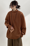 已注册/秋冬季ins潮流百搭中领卫衣男生宽松大码打底衫WY9597/P28，男装卫衣，电商B316