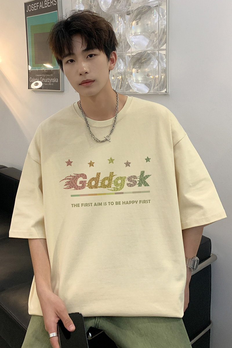 已注册/夏季日系简约短袖T恤男情侣大码打底衫体恤DT3360/P25,男装T恤,电商B316