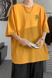 已注册/夏季黄色大码流行短袖T恤休闲男体恤打底衫DT1245/P25，男装T恤，电商B316