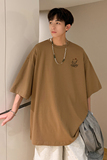已注册/夏季圆领鲸鱼印花短袖T恤男大码体恤打底衫DT2313/P25，男装T恤，电商B316