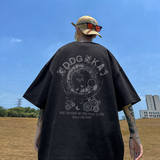 已注册/夏季外景纯棉欧美流行短袖T恤男宽松圆领体恤衫DT9670/P25，男装T恤，电商B316
