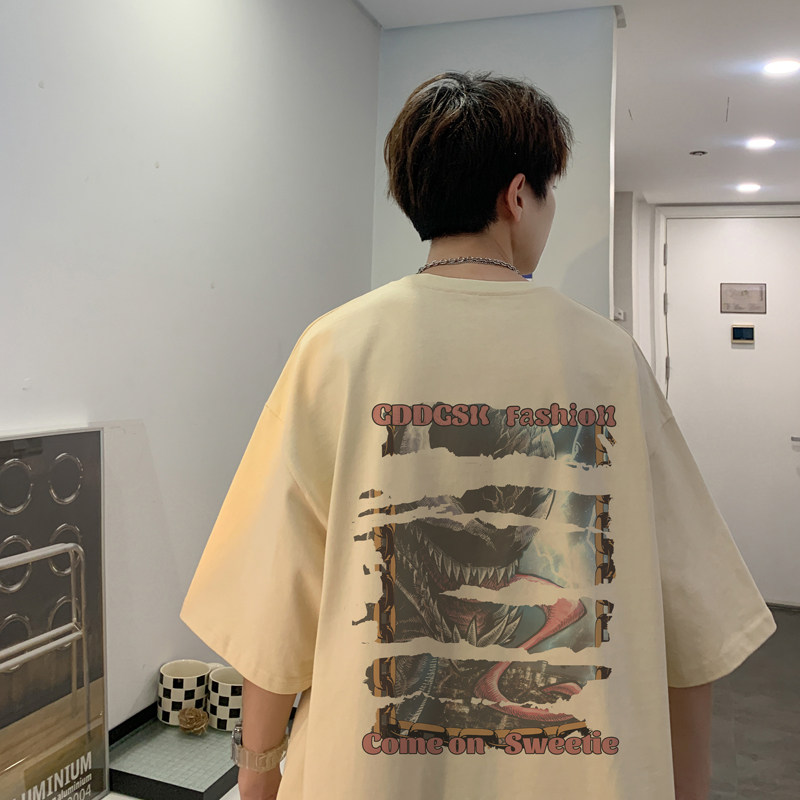 已注册/夏季流行欧美半袖短袖T恤宽松男体恤打底衫DT6492/P25,男装T恤,电商B316