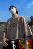 水洗重磅新款夏季潮酷流行短袖T恤男生宽松打底衫体恤DT4101/P35，男装T恤，电商B316
