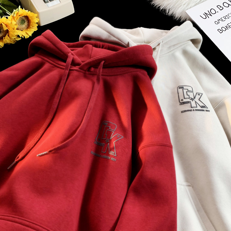 已注册/华棉秋季新复古款字母卫衣男生大码打底衫WY6296/P50,男装卫衣,电商B316