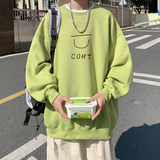 已注册/秋季新百搭白色圆领卫衣男宽松休闲打底衫WY5207/P35，男装卫衣，电商B316