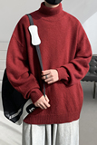 已注册/冬季新款多色高领毛衣翻领针织衫男潮宽松外套MY9399/P45，男装针织衫/毛衣，电商B316