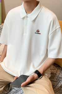 已注册/夏季新日系polo衫潮牌短袖T恤大码男生体恤PL1785/P45图片