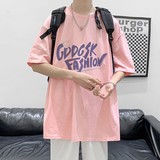 已注册/2025夏季印花短袖T恤男港风半袖体恤打底衫DT6838/P25，男装T恤，电商B316