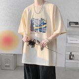已注册/夏季运动潮牌情侣短袖T恤男宽松体恤打底衫DT8846/P25，男装T恤，电商B316