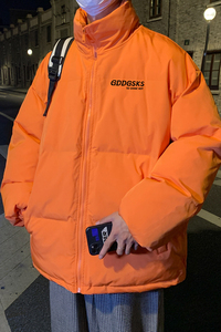 冬季港风加厚羽绒棉服男潮牌棉衣情侣大码宽松港风外套MY333/P90图片