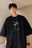 已注册/夏季小清新印花短袖T恤男生大码体恤打底衫DT5196/P25，男装T恤，电商B316