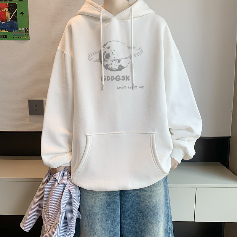 已注册/秋季情侣百搭卫衣男流行宽松大码外套潮WY9192/P45加绒P50,男装卫衣,电商B316