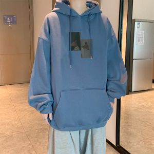 已注册/秋季潮流百搭卫衣男宽松连帽打底衫外套WY9173/P45加绒P50图片