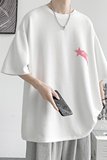 已注册/夏季纯棉内搭大码印花短袖T恤男体恤打底衫DT8113/P25，男装T恤，电商B316