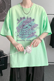 已注册/夏季运动风美式短袖T恤潮男宽松体恤打底衫DT4019/P25，男装T恤，电商B316