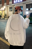 已注册/秋季新印花卫衣男圆领宽松打底衫大码外套WY8300/P35，男装卫衣，电商B316