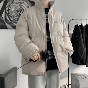 已注册/粉红色冬季立领羽绒棉服男加厚棉服袄大码外套MY3598/P88