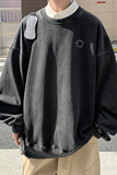 水洗秋季新套头宽松卫衣男生复古款文艺外套打底衫WY5135/P60，男装卫衣，电商B316