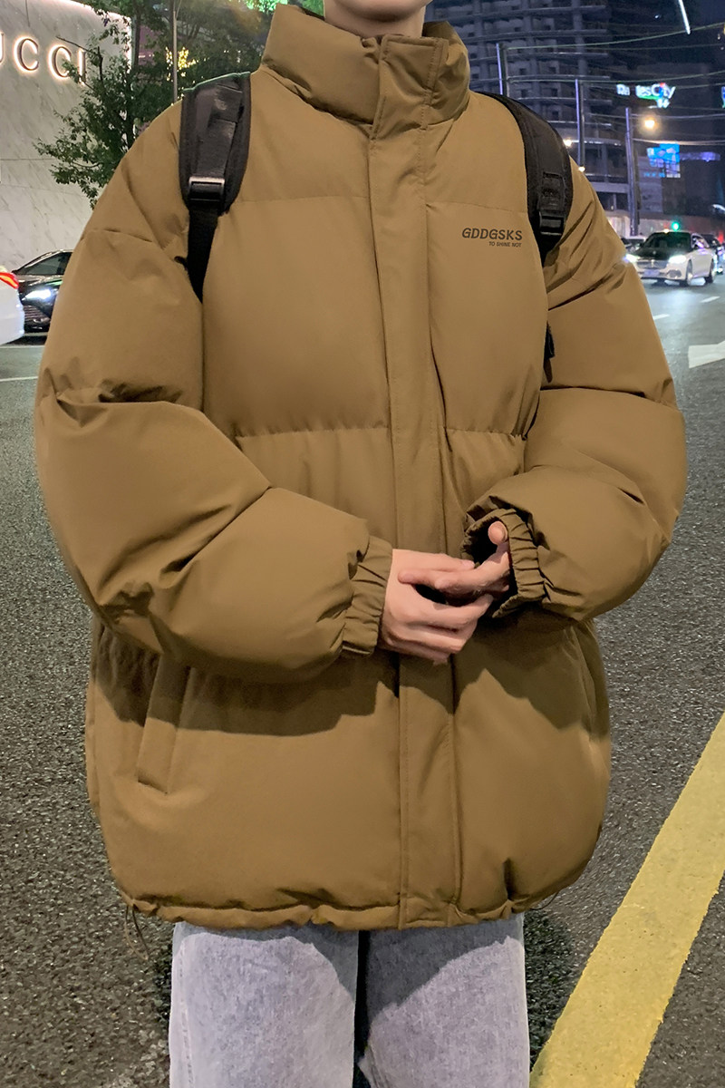 冬季韩版休闲加厚保暖棉服男宽松棉衣青年大码百搭外套MF9369/P90,男装棉衣,电商B316