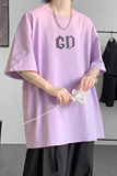已注册/夏季新英文印花短袖T恤情侣宽松体恤打底衫DT5340/P25，男装T恤，电商B316