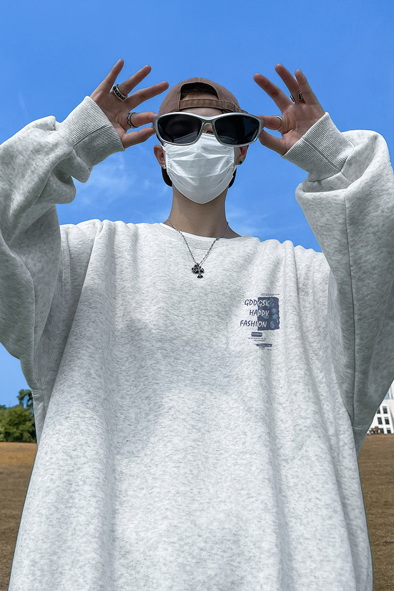 已注册/秋季外景圆领潮流男学生长袖打底衫外套WY9142/P35加绒P45,男装卫衣,电商B316