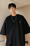 已注册/夏季运动休闲黑色短袖T恤男大码体恤打底衫DT2313/P25，男装T恤，电商B316