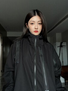 美式机能冲锋衣男女中性潮牌春秋季大码夹克外套情侣JK8333/P100图片
