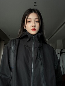 美式机能冲锋衣男女中性潮牌春秋季大码夹克外套情侣JK8333/P100图片