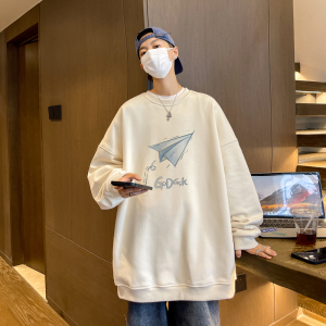 已注册/华棉秋季男卫衣打底衫男休闲圆领潮流港风外套 WY3789/P35图片