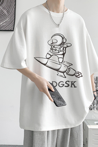 已注册/夏季新款短袖T恤男女日系中性半袖体恤男装DX8585/P25图片