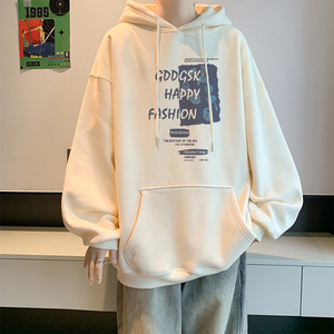 已注册/华棉秋季新休闲印花连帽上衣男秋季打底衫 WY9117/P50图片