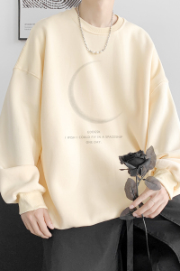 已注册/华棉秋季重磅圆领卫衣男生印花打底衫大码外套WY9102/P35图片