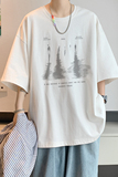 已注册/夏季美式情侣短袖T恤宽松男运动体恤打底衫DT8007/P25，男装T恤，电商B316