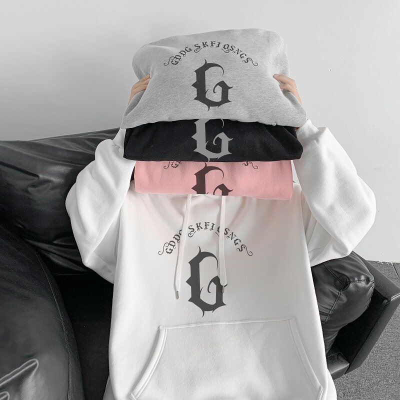 已注册/12色秋季字母印花长袖卫衣男T恤连帽外套打底衫WY8823/P45,男装卫衣,电商B316